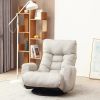 Adjustable head and waist; game chair; lounge chair in the living room; 360 degree rotatable sofa chair; Rotatable seat Leisure Chair deck chair