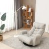 Adjustable head and waist; game chair; lounge chair in the living room; 360 degree rotatable sofa chair; Rotatable seat Leisure Chair deck chair