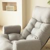 Adjustable head and waist; game chair; lounge chair in the living room; 360 degree rotatable sofa chair; Rotatable seat Leisure Chair deck chair