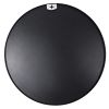 SDKOA Large Round Mirror 32 Inch with Black Aluminum Frame for Wall Decor;  Bathroom Big Circle Mirror Modern Style Wall Hanging for Bedroom;  Living