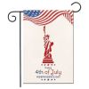 1pc Printed Garden Flag; Patriotic 4th Of July Memorial Day Independence Day Flag; Yard Outdoor Flag; Yard Decoration; Yard Supplies; Party Decor; Hol