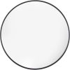 SDKOA Large Round Mirror 32 Inch with Black Aluminum Frame for Wall Decor;  Bathroom Big Circle Mirror Modern Style Wall Hanging for Bedroom;  Living